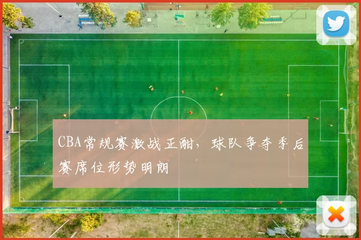 CBA常规赛激战正酣,球队争夺季后赛席位形势明朗